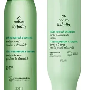 Shampoo e Condicionador Hortelã Gengibre