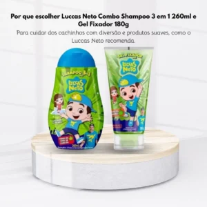Shampoo e Gel Fixador Lucas Neto