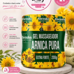 Gel massageador Arnica pura extra forte 200 g