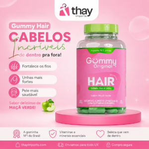 Gummy Hair- Maçã Verde 180 G