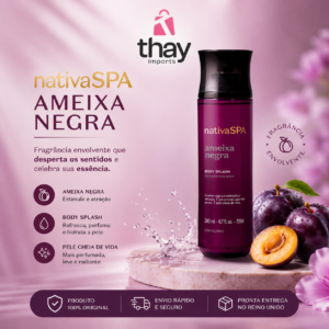 Body Splash ameixa negra 200 ml