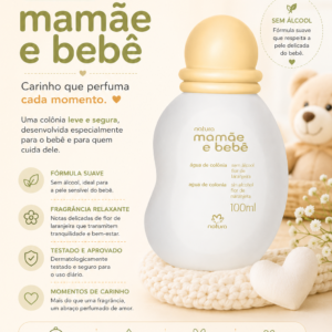 Colônia mamãe bebê flor de laranjeira 100ml
