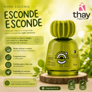 Colônia infantil Nature esconde esconde 100ml