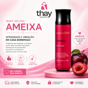 Body Splash nativa spa ameixa 200 ml