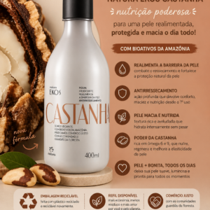 Ekos hidratante néctar castanha 400 ml