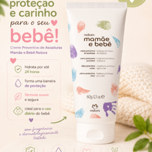 Pomada para assadura mamãe bebê 60 g