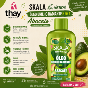 Oleo skala 90ml abacate 5 em 1