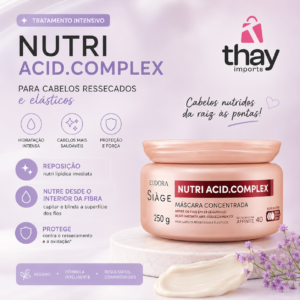 SIAGE MASCARA CAPILAR NUTRI ACID COMPLEX 250g