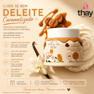 Manteiga Hidratante deleite caramelizado 200g