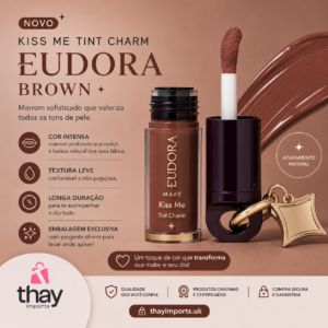 Lip oil tint charm brown Eudora