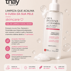 Sabonete facial cica pantenol O Boticario 200ml