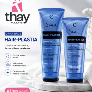 Kit shampoo condicionador siage hair plastia