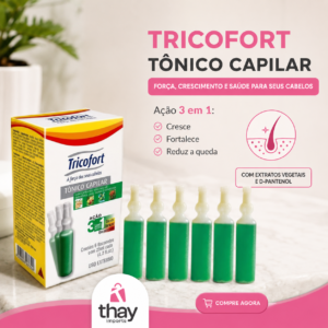 Tricô fort tônico capilar três em um