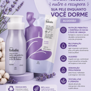Kit hidratante + refil algodão natura todo dia
