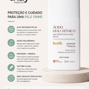 Protetor solar facial FPS 50 30 ml O Boticario