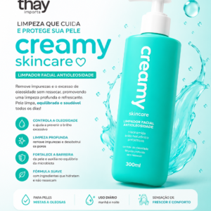 Sabonete facial anti oleosidade creamy 300ml