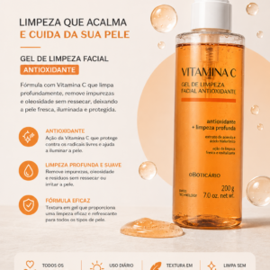 Sabonete facial vitamina C 200 ml O Boticario