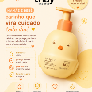 Loção Corporal Banho e Pós-Banho Boti Baby Sol 200ml