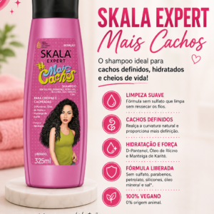 Shampoo skala mais cachos 325ml