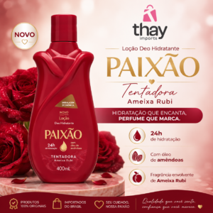 Hidratante tentadora paixão 400ml