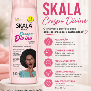 Shampoo skala divino crespo 600ml