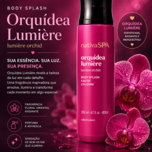 Body Splash nativa spa orquídea Lumiere 200 ml
