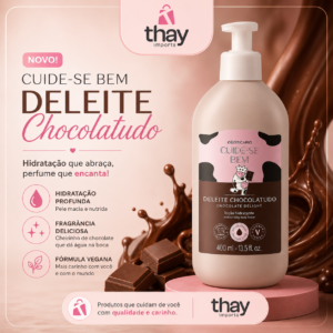 Hidratante deleite chocolatudo 400 ml