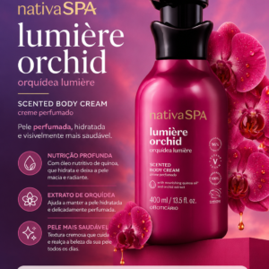 Hidratante nativa spa orquídea lumiere 400ml