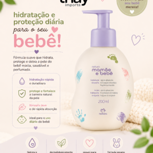 Hidratante relaxante mamãe bebê 200 ml