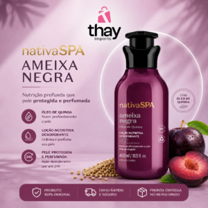 Hidratante nativa spa ameixa negra 400 ml