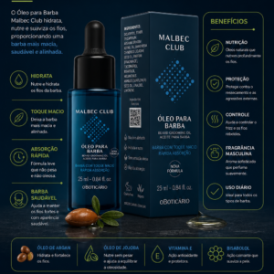Óleo para barba Malbec 25ml