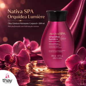 Óleo corporal nativa spa 200 ml orquídea lumiere