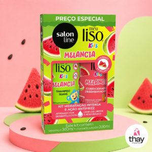 Shampoo e condicionador liso salon line