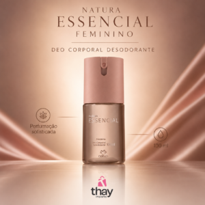 Desodorante em spray 100 ml essencial feminino