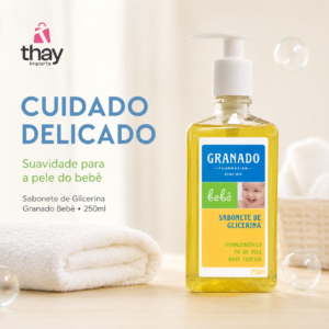 Sabonete de Glicerina Granado Bebê 250ml