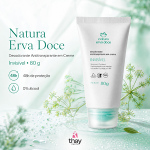 Desodorante em creme erva doce