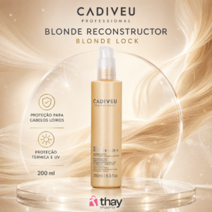 Cadiveu Blonde Reconstructor roteção para cabelos loiros e proteção térmica e UV 150 ml