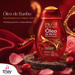 Sabonete líquido óleo de banho Muriel 230ml Rosa mosqueta