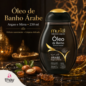 Sabonete líquido óleo de banho Muriel 230ml fragancia árabe