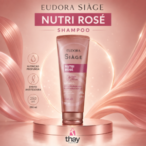 Shampoo Eudora Siàge Nutri Rosé 250 ml