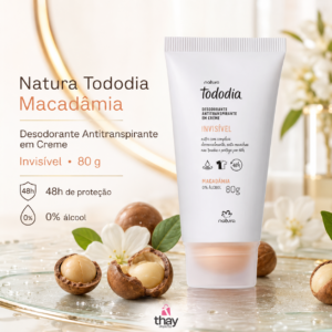 Natura Tododia Macadâmia Invisível 80 g