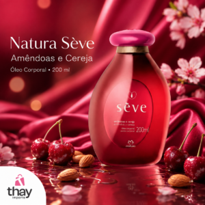 Óleo corporal seve 200ml amêndoas e cereja