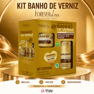 Kit Banho de Verniz Forever Liss