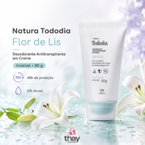 Desodorante em creme  flor de lis