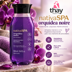 Sabonete líquido orquídea noire