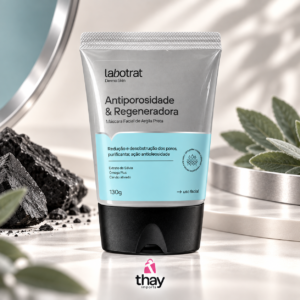 Máscara Facial de Argila Preta Antiporosidade & Regeneradora labotrat