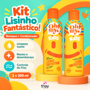 Kit Oh My! Kids Lisinho Fantástico — Shampoo + Condicionador