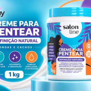 Creme para Pentear Salon Line Definição Natural 1 kg.
