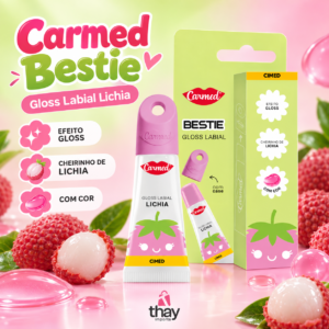 Carmed Bestie Gloss Labial Lichia