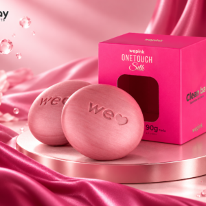 Caixa de sabonete com dois one touch silk We Pink